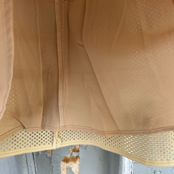 Endless Rose Taupe Mesh Mini Skirt, size S - Picture 8 of 10